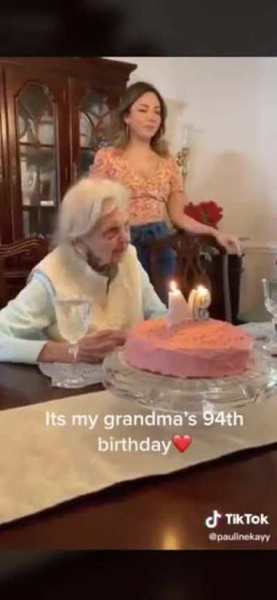 Grandma&rsquo;s 94th birthday, &ldquo;I hope this is my last.&rdquo;