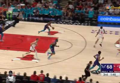 [Highlight] Dragic goes behind the back and hits a spin move for the finish