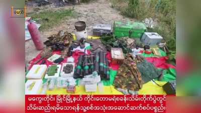 Myanmar/Burmese Anti-Junta Guerrillas (including the Communist Party of Burma- PLA and Earthquake People's Defense Force) Raid the Police Station and Water Station in the Town of Kaingtawma, Myaing Township. Three Junta Forces died, and two Rebels (a 17 y
