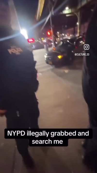 NYPD “stop and frisks” innocent man in NYC