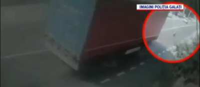 Local police awarded a truck driver today after he saved this 90 year old woman's life.