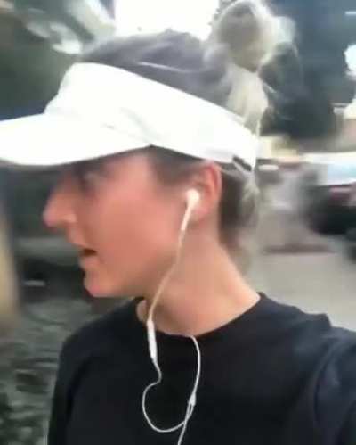 Don't make videos on a sidewalk