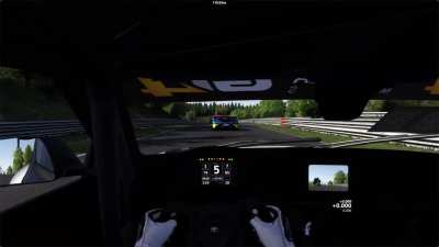 Close call going into Schwedenkreuz