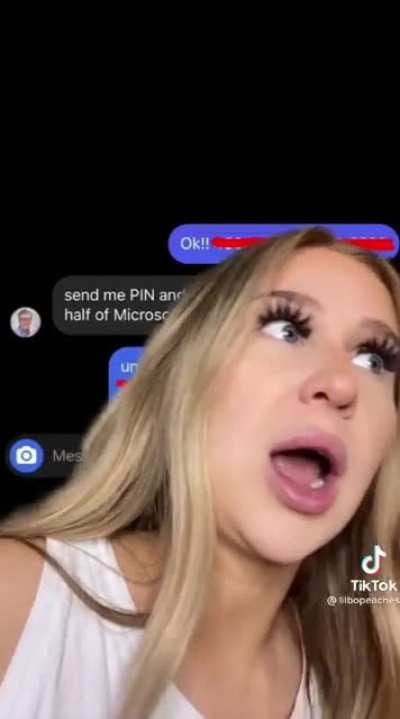 If this isn&rsquo;t fake, she might have an IQ of about room temp