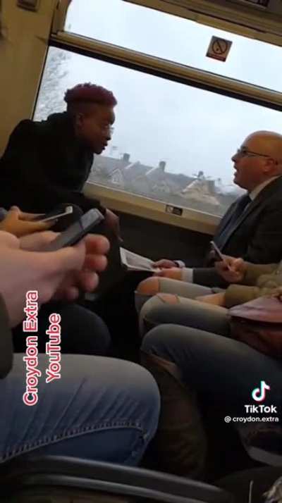 The woman kept putting her feet on the seat and he wasn&rsquo;t happy