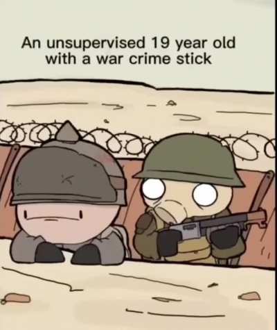 The war crime stick.