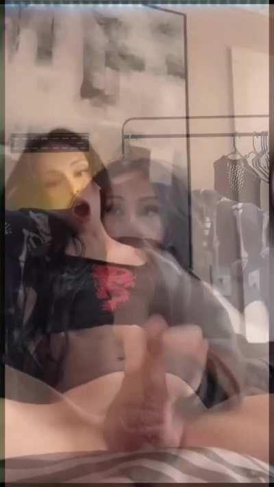 Her huge cock