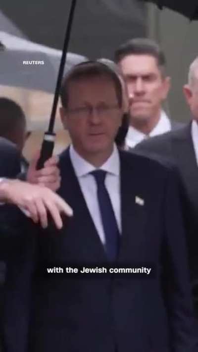 Anti-Isreal protests in thousands erupt in Sydney during Israeli President Isaac Herzog visit to Australia calling him to be arrested as a war criminal for complicity for death of Palestinians in Gaza, in which Herzog was invited by PM Albanese after an a