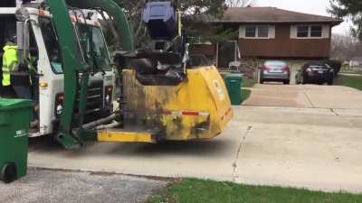 Ah yes filming garbage men