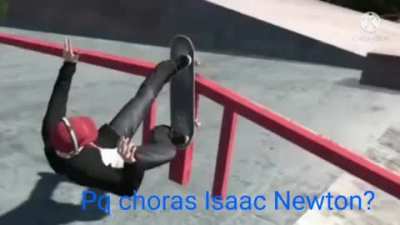 Isaac newton, porque est&aacute; triste?