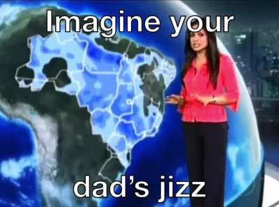 Brazilian weather lady told me to what 😳