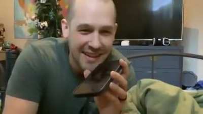 Jared Schmeck's video of himself insulting Biden on live TV