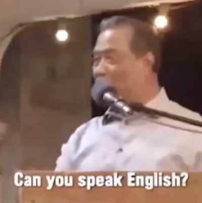 he do speak english