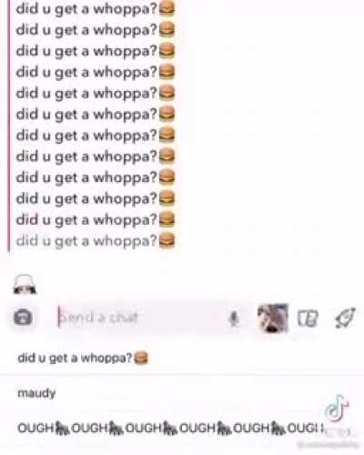 Did you get a whoppa? 🍔