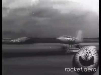 Airframe test of Me 163 Komet results in its wooden structure suffering spontaneous disassembly. (Unknown Date)/1940s