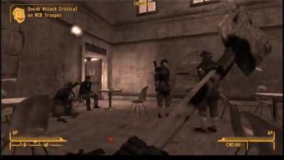 Clearing out a room with a Shovel + Sneak Crits&trade;