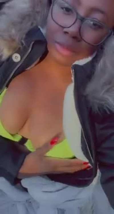 It's cold, wanna fuck me in the snow?