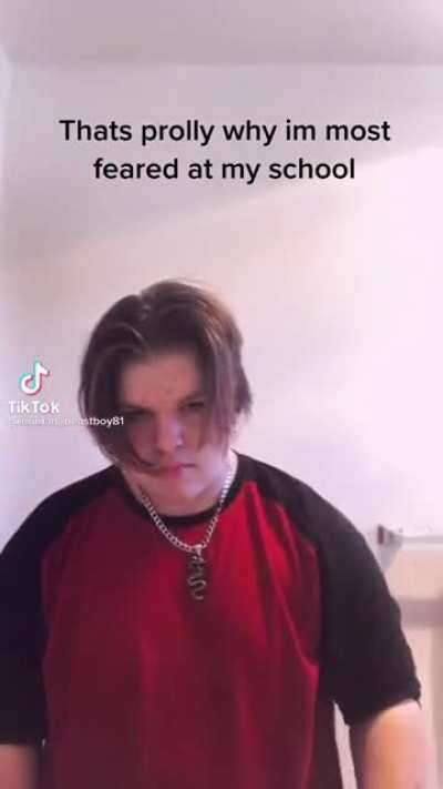 Real cringe for once from a guy who goes to my school. Spoiler, he isn&rsquo;t feared at all lmao.