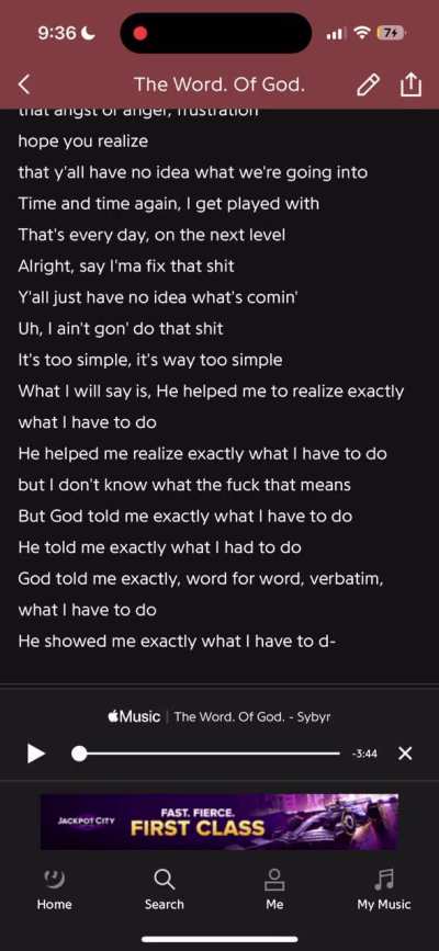 gotta be psychosis