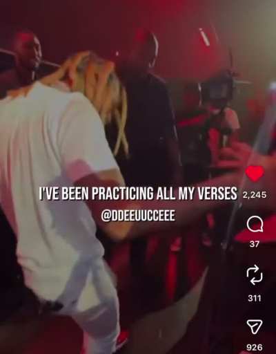 I regret not seeing him live smh