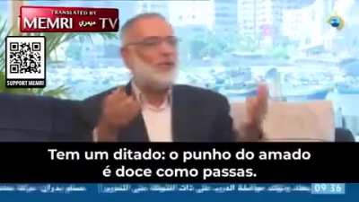 TV do grupo terrorista Hamas, ensinando os palestinos a como baterem nas suas mulheres segundo os preceitos de Allah. E a&iacute;, feminista??