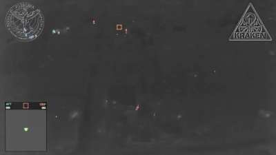 Archive. Night operation to destroy a Russian forward command post in the Soledar area in the Donetsk region by fighters of the Ukrainian special forces "KRAKEN"