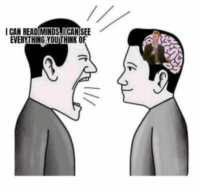 He outsmarted the mind reader