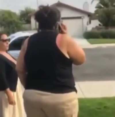 Woman upset because she was honked at&hellip;