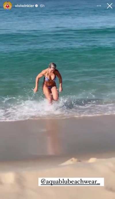 Run by flexing!  lol