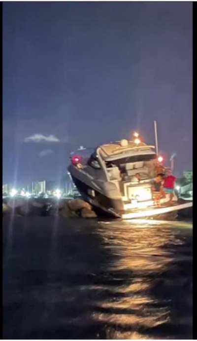 Yachting at night