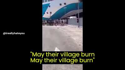 Last Tuesday, the people of Syros, Greece, protested in solidarity with Palestine in front of an Israeli cruise ship that was scheduled to dock at the island. In response to "Free Palestine" chants, the Israeli tourists replied with a repertoire of racist
