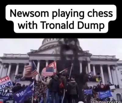 Newsom strikes