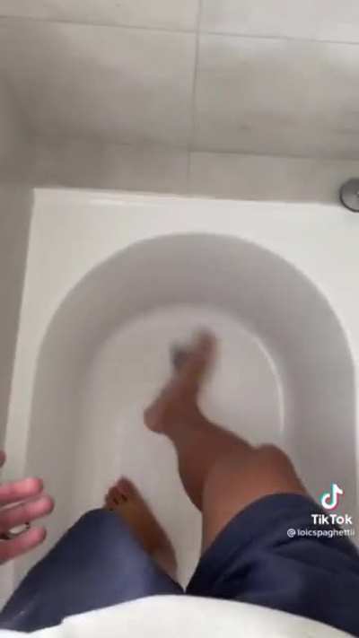 Dont drop the soap.
