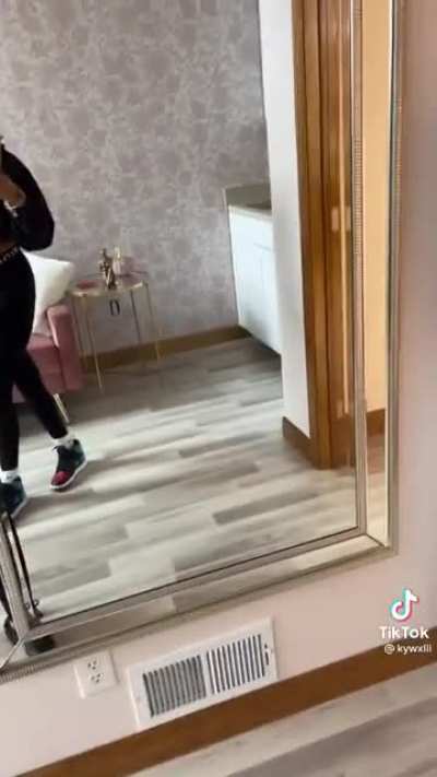 Karen going off on young women because of their "inappropriate clothing" in their own home