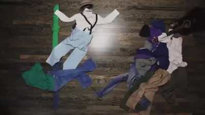 Laundry fight stop motion By : Daniel Cloud Campos