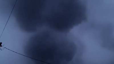 The smoke from the East Palestine derailment over Darlington Ohio. Resident understandably irate.