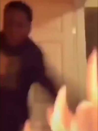 Pyro Kid, with Flaming Palms technique 