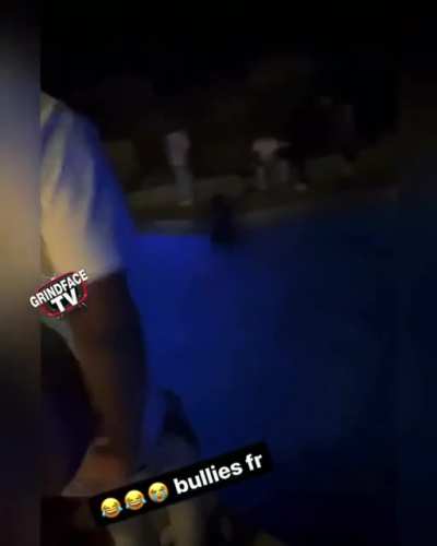Man asks the people at his Airbnb rental to shut the party down so they throw him into his own pool