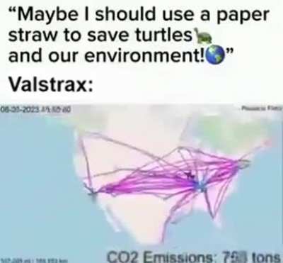 i am so full of carbon emissions yum