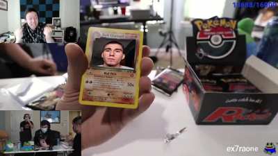 i was able to extract the original footage from the pokemon card opening stream, domey actually opened this.
