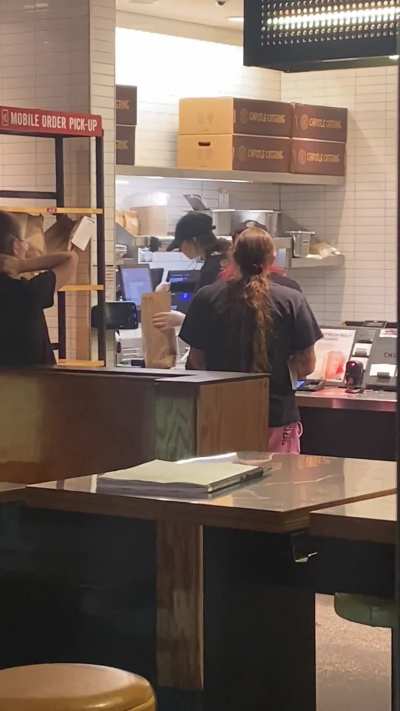 Repost to show the event that led to Rosemary Hayne being sentenced today to being a fast food worker for 60 days.