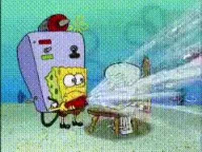 Bored and got nothing to do? watch this entire "Reef Blower" SpongeBob episode as a gif