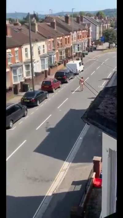 Nsfw Gloucester man having a bad day.