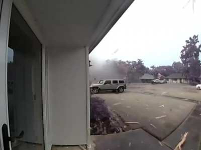 Wtf was that? I think the next door neighbor&rsquo;s house exploded