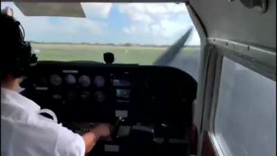 First landing without an instructor