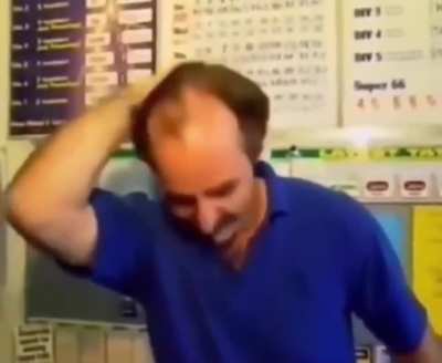 A truck driver who cheated death has been described as the world&rsquo;s luckiest man by winning &pound;17,000 on the lottery - and then scooping a &pound;140,000 jackpot while reenacting his first win live on TV.