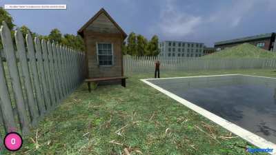 Just going to check the shed