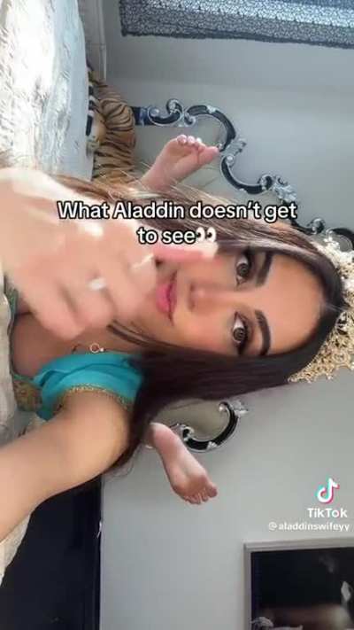 Jasmine is being naughty