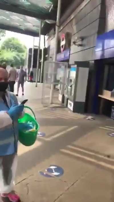 British man challenges Covid 'cleaners'