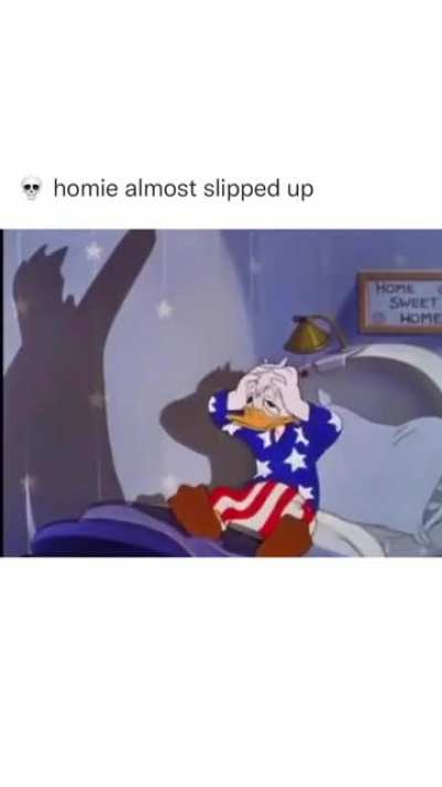 he almost missed up